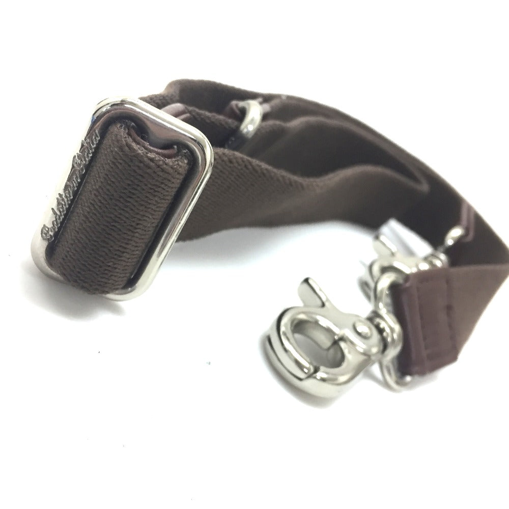 Orobianco Camouflage Belt Bag, Body Bag, 2-Way Bag, Waist Bag, Nylon/Leather, Unisex, Khaki/Brown
