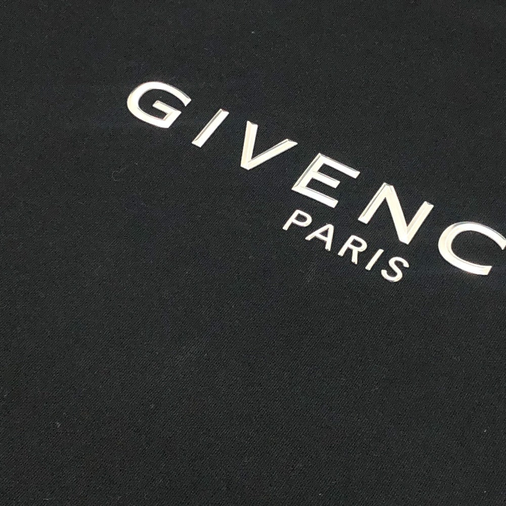 GIVENCHY ロゴ アパレル クルーネック スウェット トップス トレーナー コットン メンズ ブラック - brandshop-reference