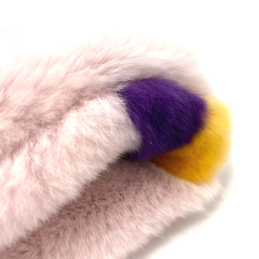 LOUIS VUITTON M70272 LVロゴ エシャルプ ティペット ファー マフラー シルク レディース ピンク - brandshop-reference