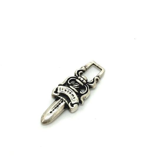 CHROME HEARTS 5DAGGER ZIP1 5 Dagger Charm Small Charm SV925 Men's Silver