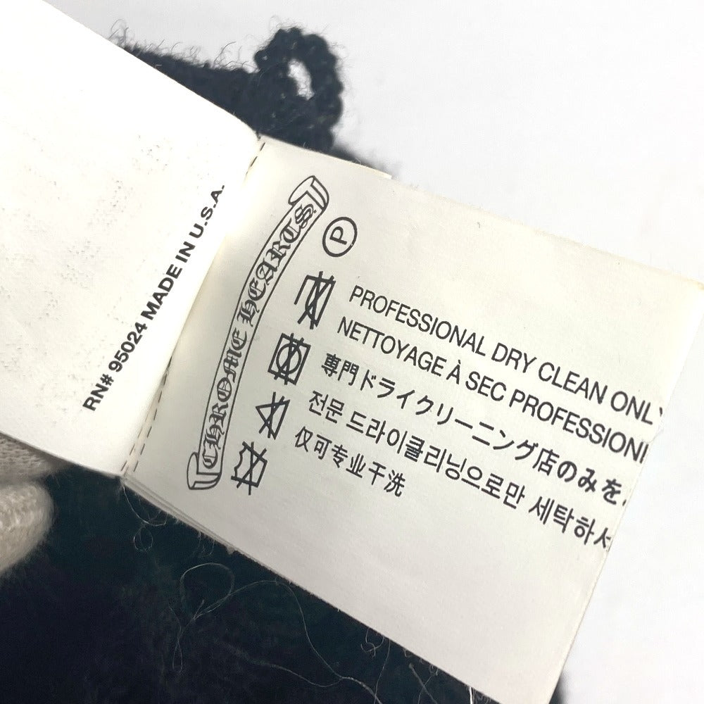 CHROME HEARTS CHロゴ ビーニー 帽子 ニット帽 ニットキャップ ニット帽 ウール ユニセックス ブラック - brandshop-reference