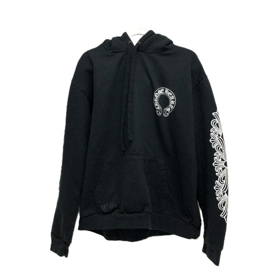 CHROME HEARTS Horseshoe Pullover Hoodie ホースシュー プルオーバー アパレル パーカー コットン メンズ ブラック - brandshop-reference