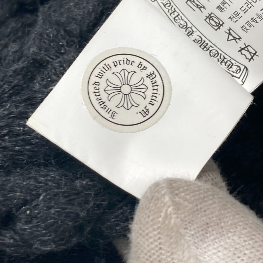 CHROME HEARTS 4スター スヌード 編み込み アクセサリー マフラー カシミヤ ユニセックス ダークグレー系 - brandshop-reference