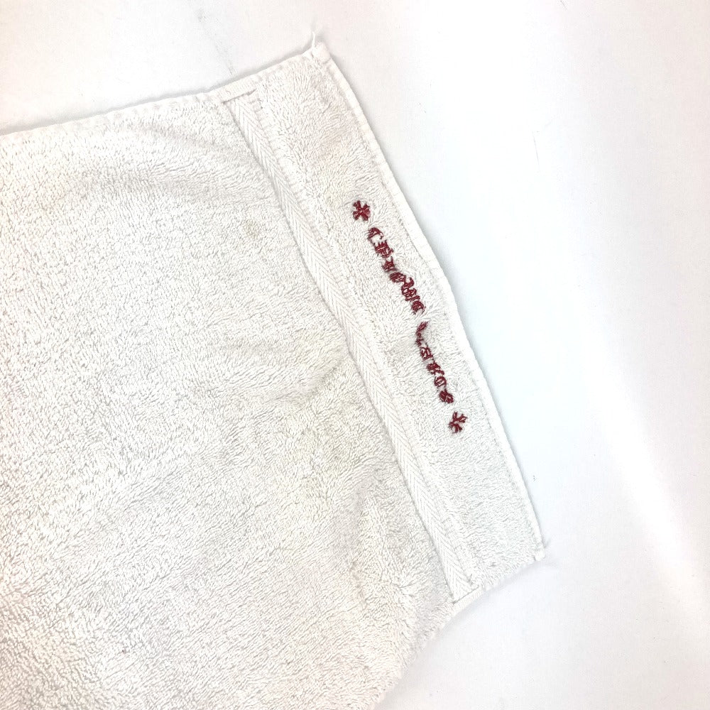 CHROME HEARTS logo Face towel interior towel cotton White/Red Used