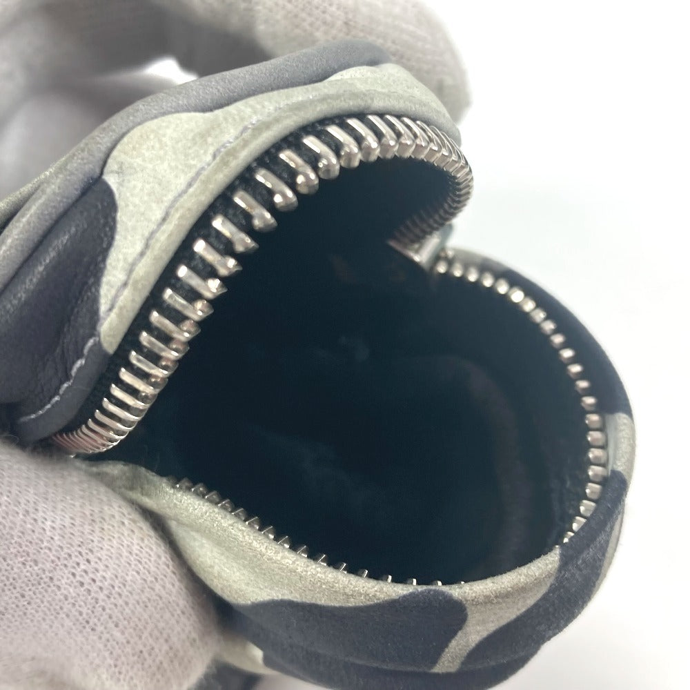 CHROME HEARTS WRISTHER BACK PACK Backpack Camouflage Pattern Pouch Bracelet Accessories coin purse Wallet Pouch Leather gray Used