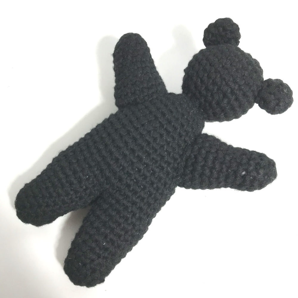 CHROME HEARTS Mini Teddy Bear Doll, Mohair Stuffed Animal, Men's, Black