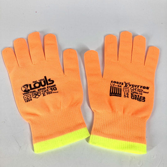 LOUIS VUITTON MP2371 Gon RGB Gloves, Men's Nylon Work Gloves, Orange