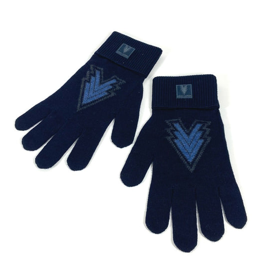 LOUIS VUITTON M70000 ロゴ グローブ トリプルV 手袋 ウール メンズ ネイビー - brandshop-reference