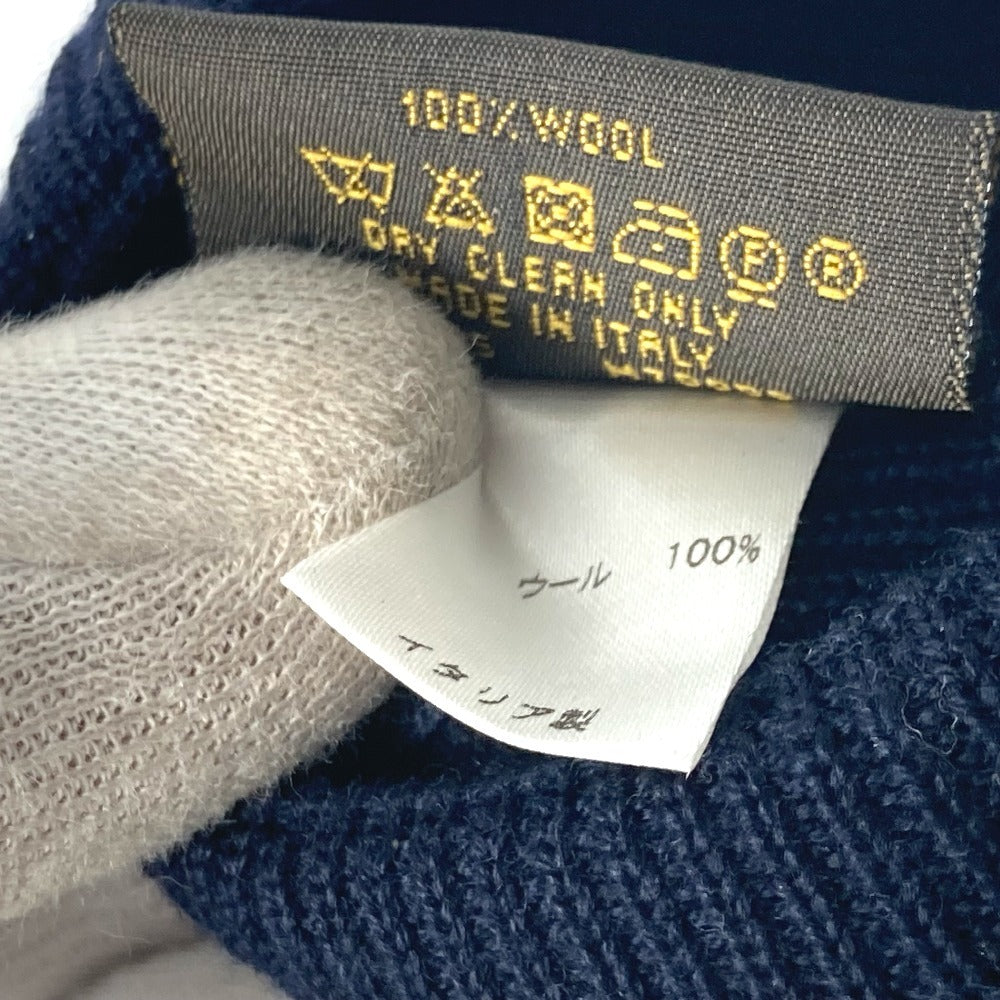 LOUIS VUITTON M70000 ロゴ グローブ トリプルV 手袋 ウール メンズ ネイビー - brandshop-reference