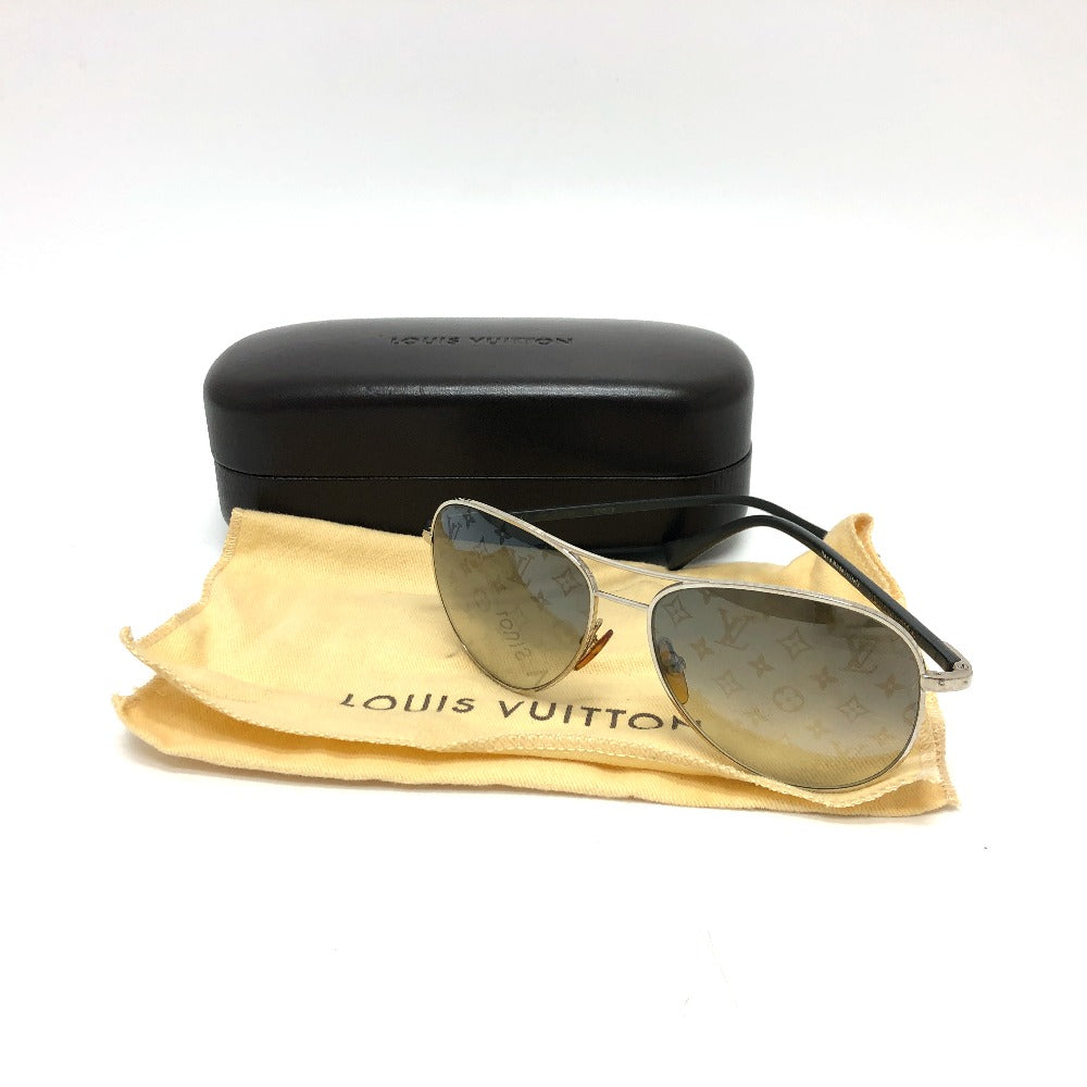 LOUIS VUITTON Z0165 モノグラム コンスピラシオン パイロット グレーグラデーション ティアドロップ サングラス メタル メンズ - brandshop-reference