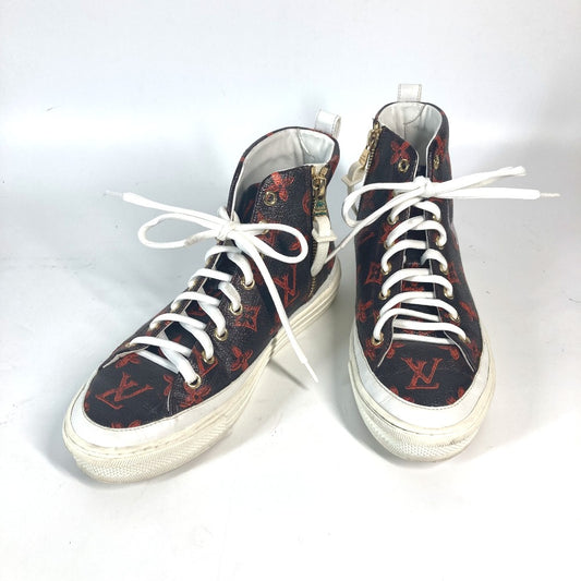 LOUIS VUITTON キャットグラム ステラ―ライン サイドZIP ハイカット スニーカー レザー レディース - brandshop-reference