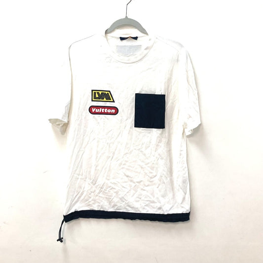 LOUIS VUITTON 1ABJ28 ハイブリッドコットンTシャツ アパレル トップス RM232 半袖Tシャツ コットン メンズ ホワイト