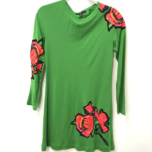 LOUIS VUITTON スティーブンスプラウス ローズ 薔薇 アパレル 長袖 ロング Tシャツワンピ ワンピース レーヨン レディース グリーン - brandshop-reference