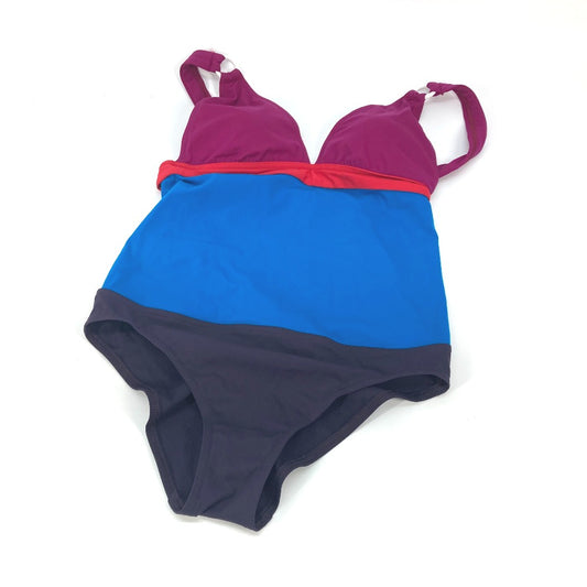HERMES Tricolor Swimsuit in Nylon, Pink, for Women