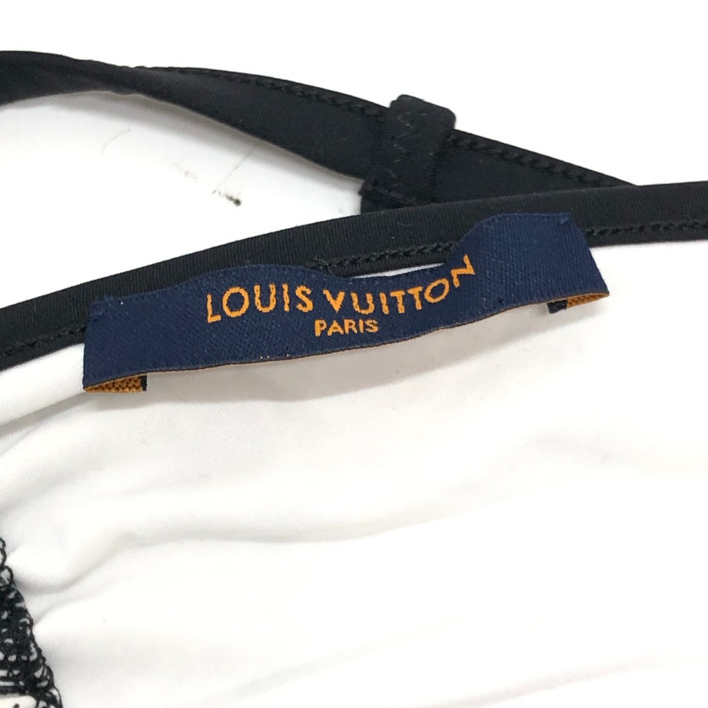 LOUIS VUITTON Damier Bikini Swimwear Top and Bottom Set Swimsuit Polyamide Women's Black