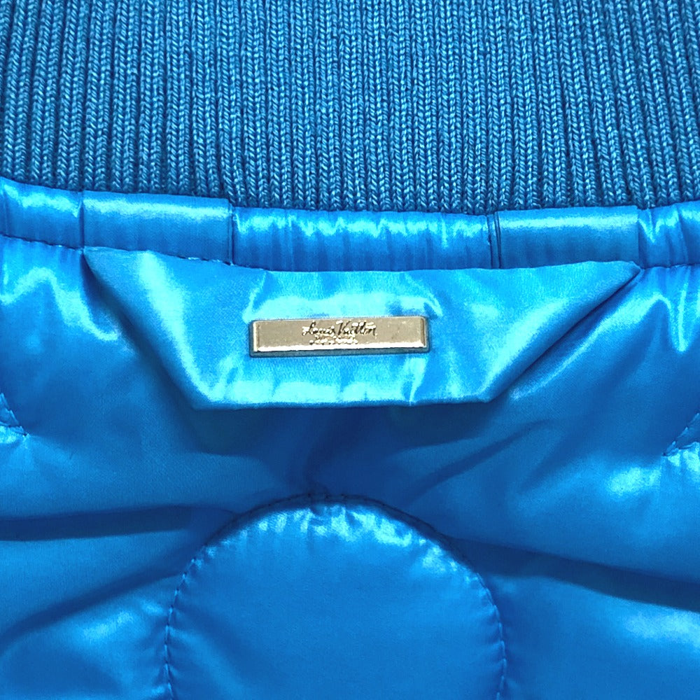 LOUIS VUITTON RM221Q フラワーキルテッド アパレル ブルゾン アウター ジップアップ ダウンジャケット ナイロン メンズ ブルー - brandshop-reference