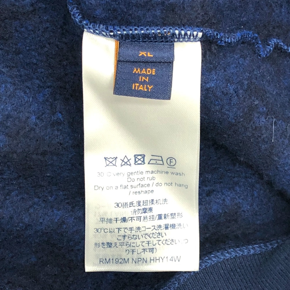 LOUIS VUITTON RM192M フルモノグラムジャカード アパレル クルーネックスウェット 裏起毛 トップス トレーナー コットン メンズ ブルー - brandshop-reference