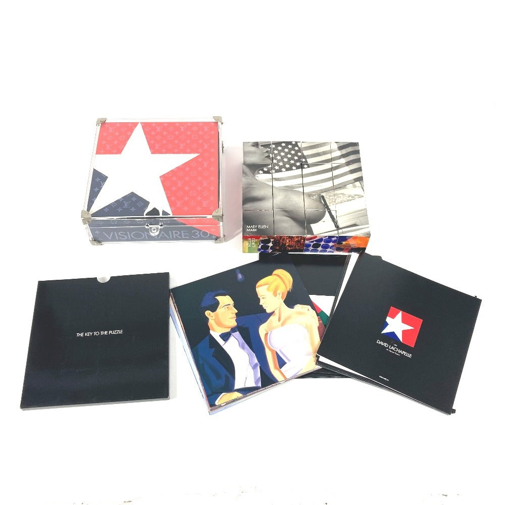 LOUIS VUITTON LVCUP Visionaire 30 Cube Puzzle, Made in the USA, Red, Unisex, Interior Puzzle, Paper, Gift