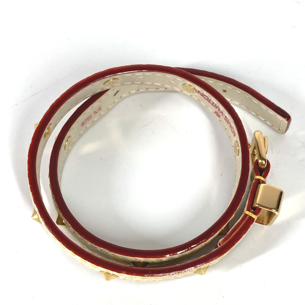 LOUIS VUITTON M91846 スハリ ブラスレドゥブルトゥール アクセサリー 2重 ブレスレット スハリレザー レディース - brandshop-reference