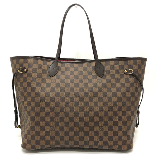 LOUIS VUITTON N51106 ネヴァーフルGM カバン 旧型 ハンドバッグ トートバッグ ダミエキャンバス レディース エベヌ ブラウン