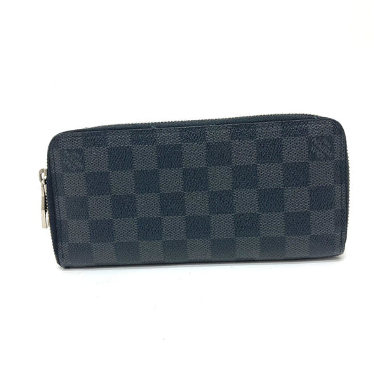 LOUIS VUITTON N63095 ジッピーウォレット・ヴェルティカル 長財布 財布 ウォレット 長財布 ダミエグラフィットキャンバス メンズ ブラック - brandshop-reference