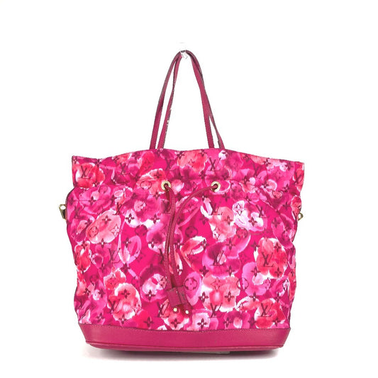LOUIS VUITTON M94313 Ikat flower Noeful MM Drawstring Bag Tote Bag Shoulder Bag Shoulder Bag Leather / Nylon pink Used