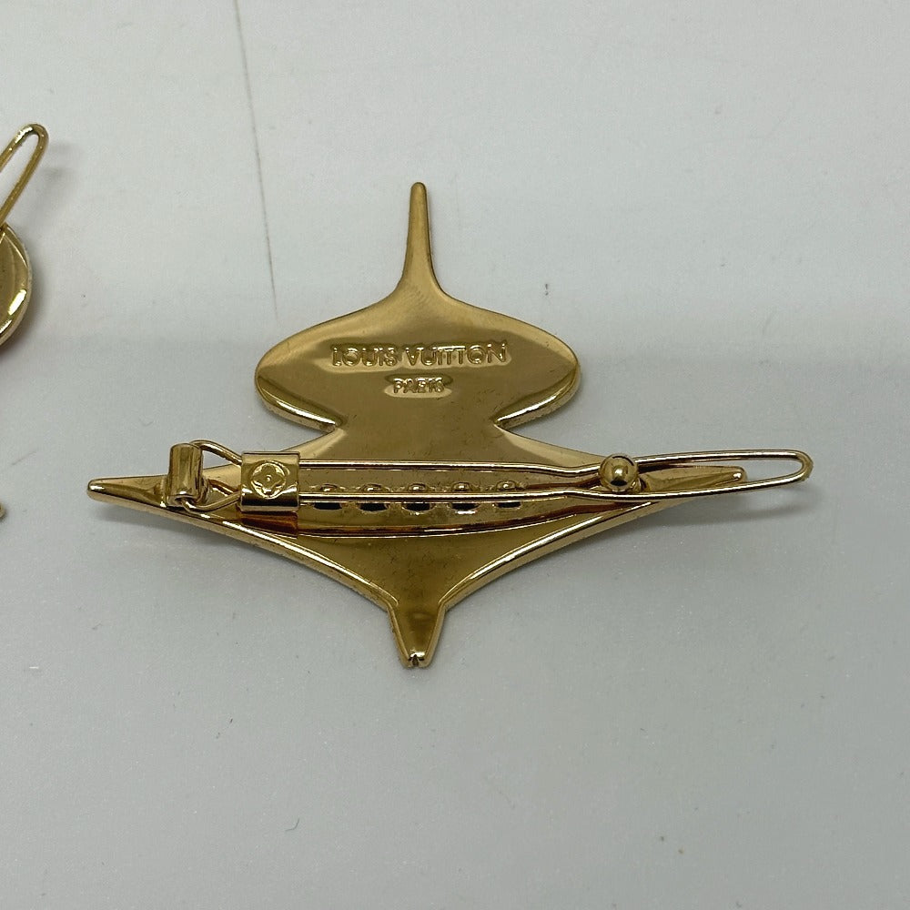LOUIS VUITTON M92595 村上隆 パンダ オニオンヘッド フラワーハットマン ヘアピン 3点セット バレッタ メタル ユニセックス マルチカラー - brandshop-reference