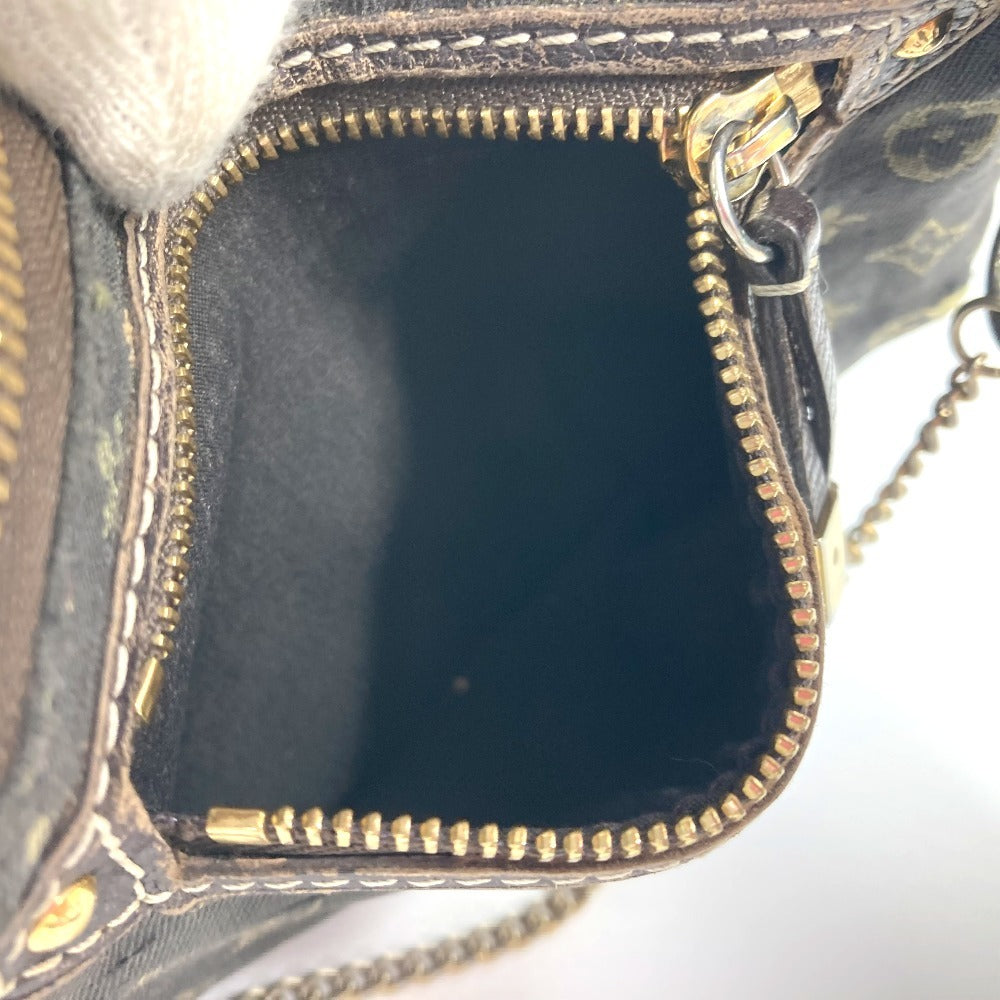 LOUIS VUITTON M62997 モノグラムミニ ミニ ポシェット アクセソワール ポーチ チェーン アクセサリーポーチ ハンドバッグ モノグラムミニキャンバス レディース フザン ブラウン - brandshop-reference