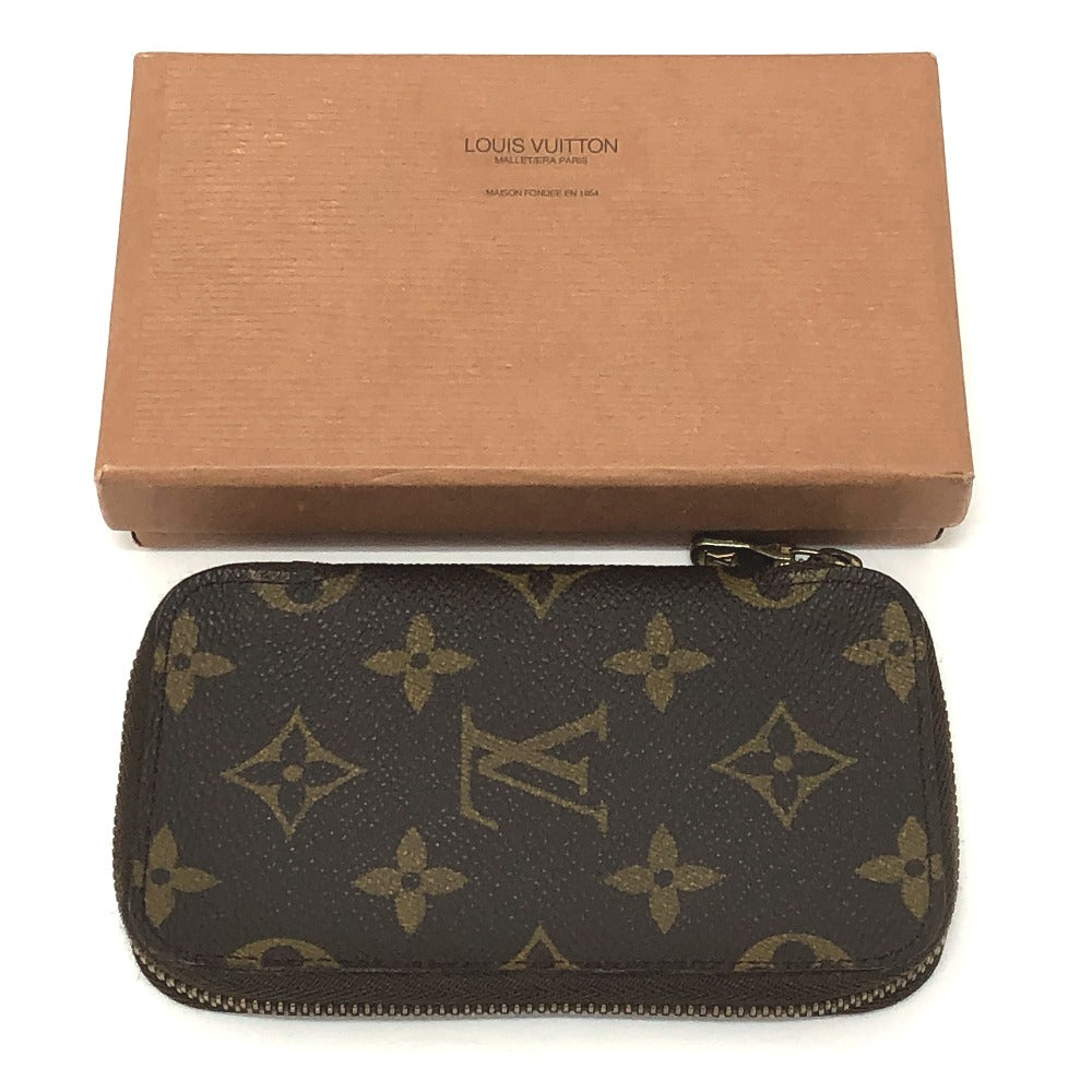 Louis Vuitton M62610 POCHETTE 6 CLEAT MONOGRAM Pusingan 6 Pemegang Kunci Kunci Kes Kunci Monogram Kanvas Wanita Coklat