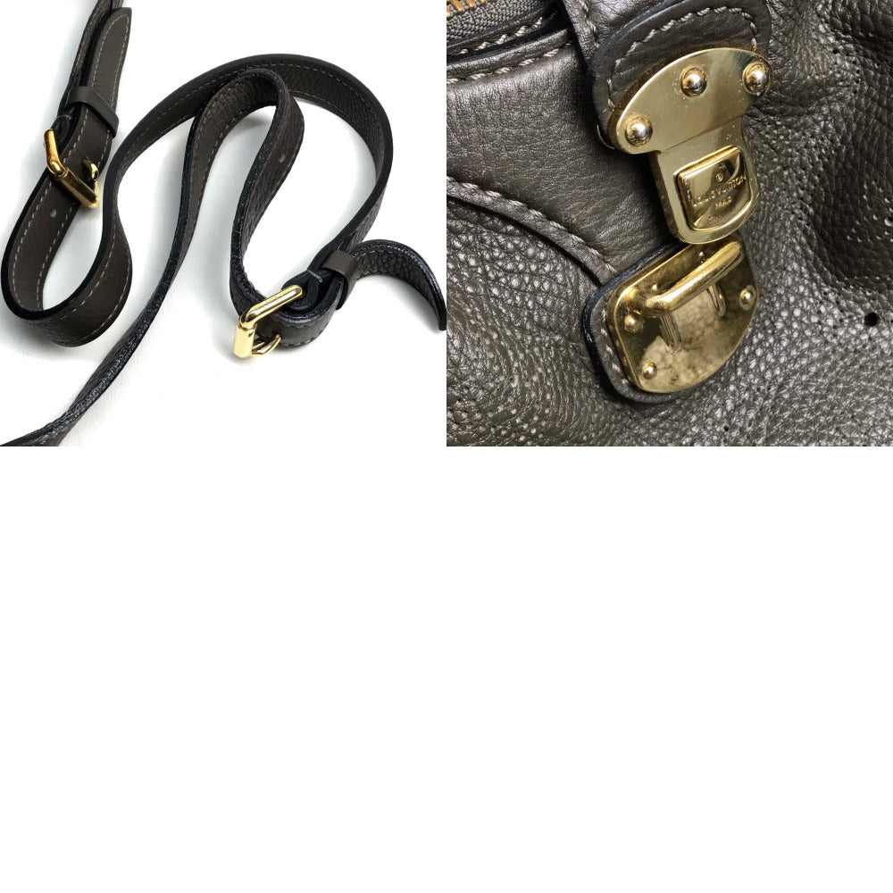 LOUIS VUITTON M95768 Monogram Mahina XS Shoulder Bag, Handbag, Travel Bag, Monogram Mahina Leather, Women's, Gray