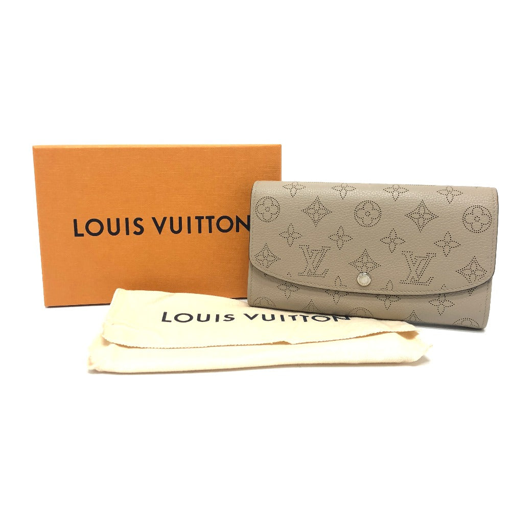 M60144 ポルトフォイユ・イリス マヒナ 財布 ウォレット 長財布 モノグラムマヒナレザー レディース ガレ ベージュ - brandshop-reference