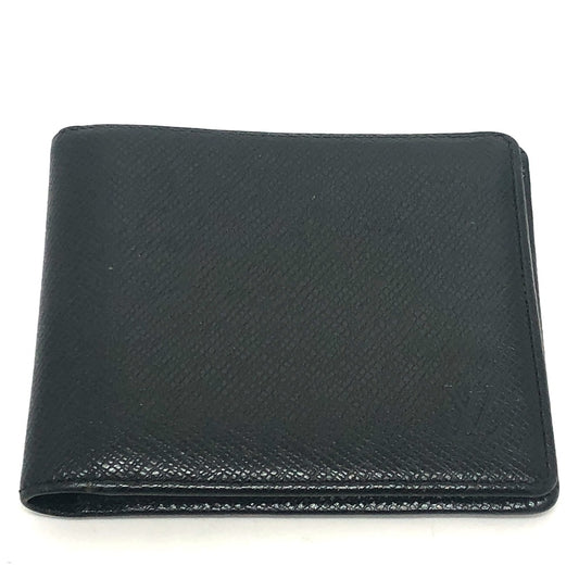 LOUIS VUITTON M30462 ポルトビエ・カルトクレディ 財布 ミニウォレット 2つ折り財布 タイガレザー メンズ アルドワーズ ブラック - brandshop-reference