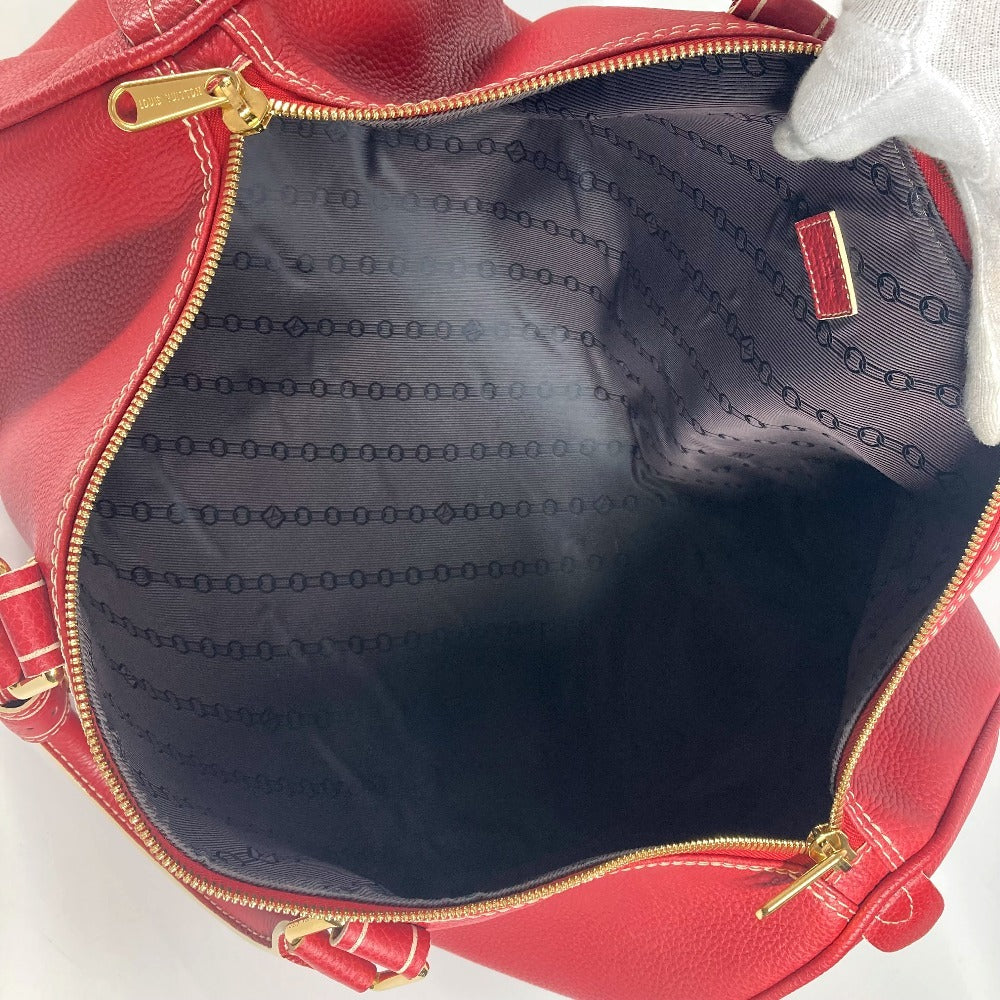 LOUIS VUITTON M95137 トバコ キーポル50 トラベルバッグ 旅行バッグ カバン ボストンバッグ レザー ユニセックス レッド - brandshop-reference