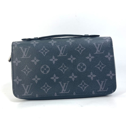 LOUIS VUITTON M61698 モノグラムエクリプス ジッピーXL トラベルケース ラウンドファスナー 長財布 モノグラムエクリプスキャンバス メンズ ブラック