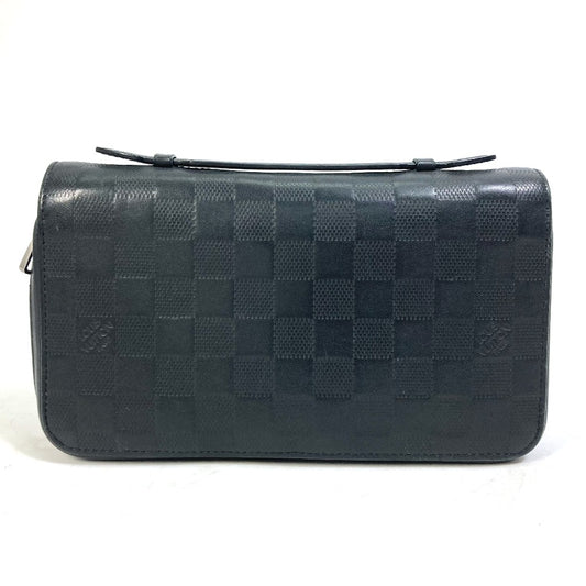 LOUIS VUITTON N61254 ダミエアンフィニ ジッピーXL カバン クラッチバッグ 長財布 ダミエアンフィニレザー メンズ ノワール ブラック