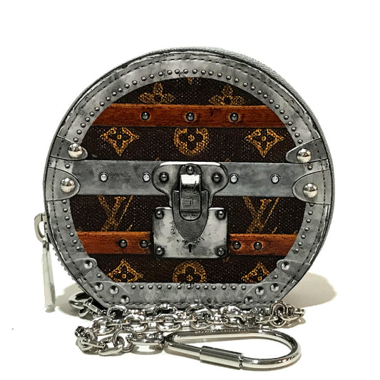 LOUIS VUITTON M63596 トランスフォームドモノグラム マイクロ・ボワット・シャポー コインケース 財布 キーリング モノグラムキャンバス レディース ブラウン