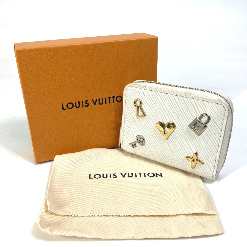 LOUIS VUITTON M63994 エピ ラブロック ジッピーコインパース 小銭入れ 財布 コインケース エピレザー レディース ブロン ホワイト