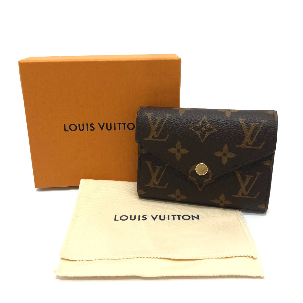 LOUIS VUITTON M62472 Portefeuille Victorine Wallet Mini Wallet 3-Fold Wallet Monogram Canvas Women's Brown