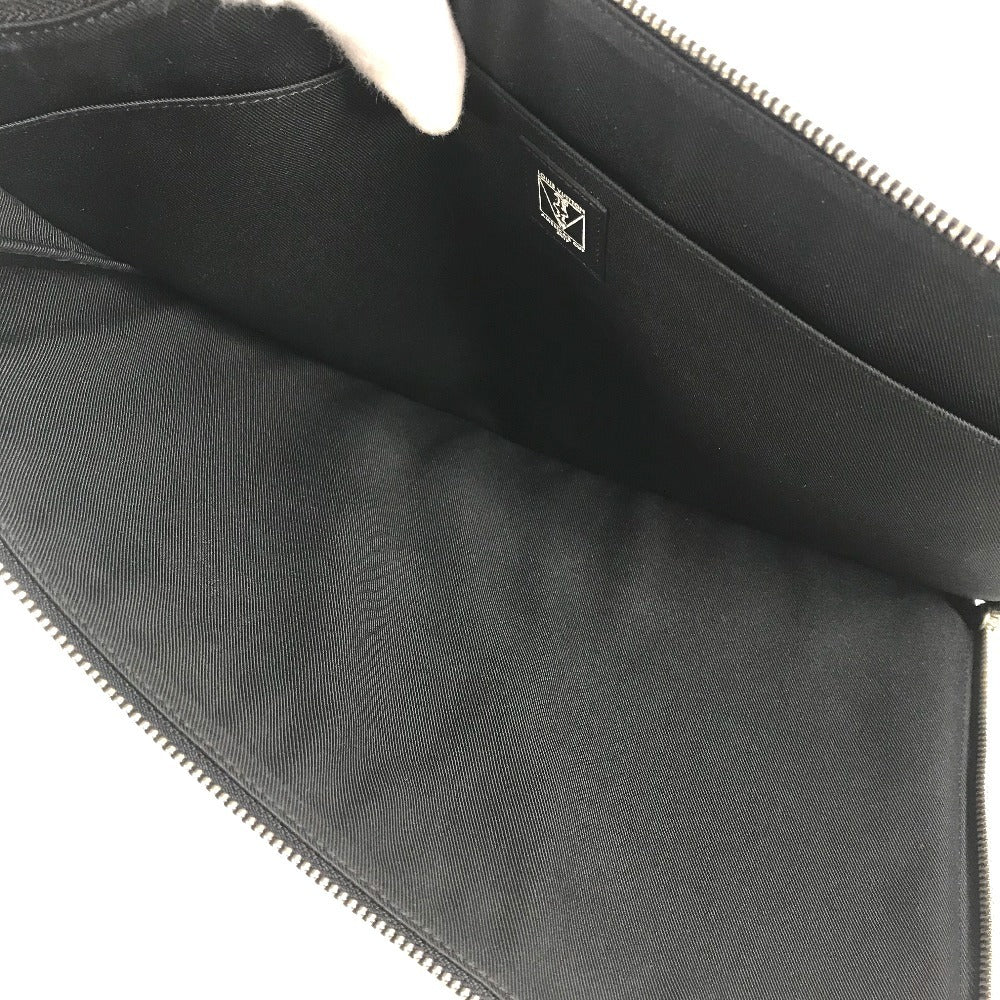 LOUIS VUITTON N41594 America's Cup Damier Graphite Pochette Jour GM Pouch, Second Bag, L-Zip Clutch Bag, Damier Graphite Canvas, Unisex, Black