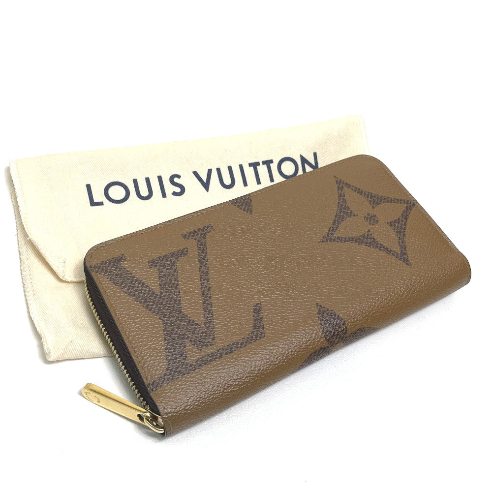 LOUIS VUITTON M69353 Monogram Giant Zippy Wallet, Monogram Canvas, Women's, Brown