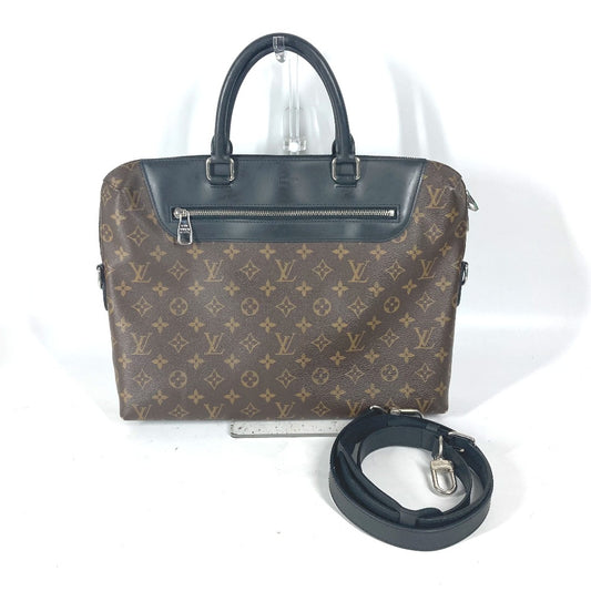 LOUIS VUITTON M54019 モノグラムマカサー ポルト・ドキュマン・ジュール PDJ 2WAYバッグ ショルダーバッグ カバン トートバッグ ビジネスバッグ モノグラムマカサーキャンバス ユニセックス ブラウン - brandshop-reference
