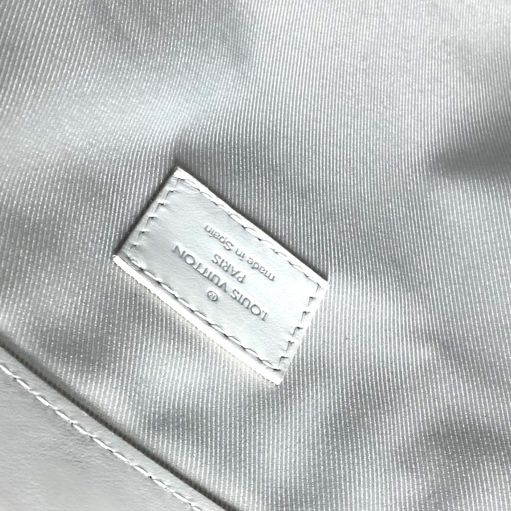 LOUIS VUITTON M44627 Monogram White Flat Vertical Tote, 2-Way Bag, Shoulder Bag, Crossbody Tote Bag, Monogram Canvas, Men's, White
