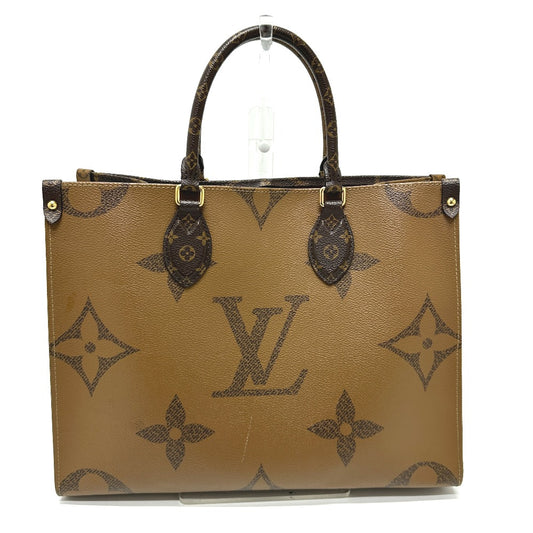 LOUIS VUITTON M45321 Monogram On the Go MM Shoulder Bag/Tote Bag in Monogram Canvas, Brown, for Women