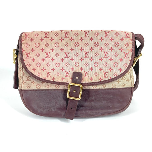 LOUIS VUITTON M92171 モノグラムミニ ベランジェール フラップ カバン 斜め掛け ポシェット ショルダーバッグ モノグラムミニキャンバス レディース チェリー レッド - brandshop-reference