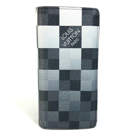 LOUIS VUITTON N40415 ダミエグラフィットジャイアント ポルトフォイユ ブラザ NM 2つ折り 長財布 ダミエキャンバス メンズ ブラック