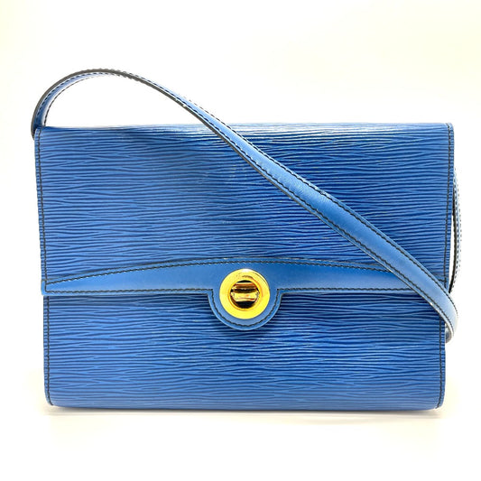 LOUIS VUITTON M52575 Epi Arche Shoulder Bag, Epi Leather, Women's, Toledo Blue