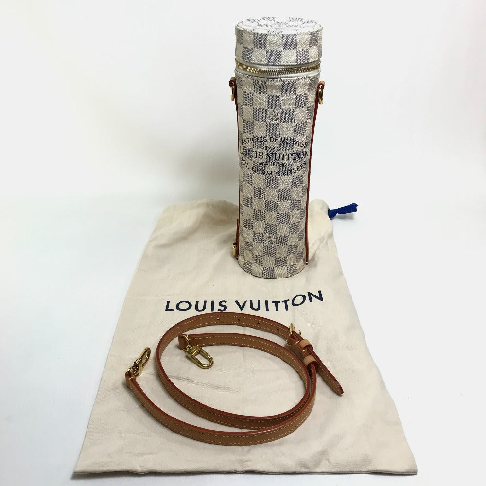 LOUIS VUITTON GI0373 保冷バッグ ポルト・ブテイユ ボトルホルダー カバン 筒型 ショルダーバッグ ダミエアズールキャンバス レディース ダミエアズール - brandshop-reference