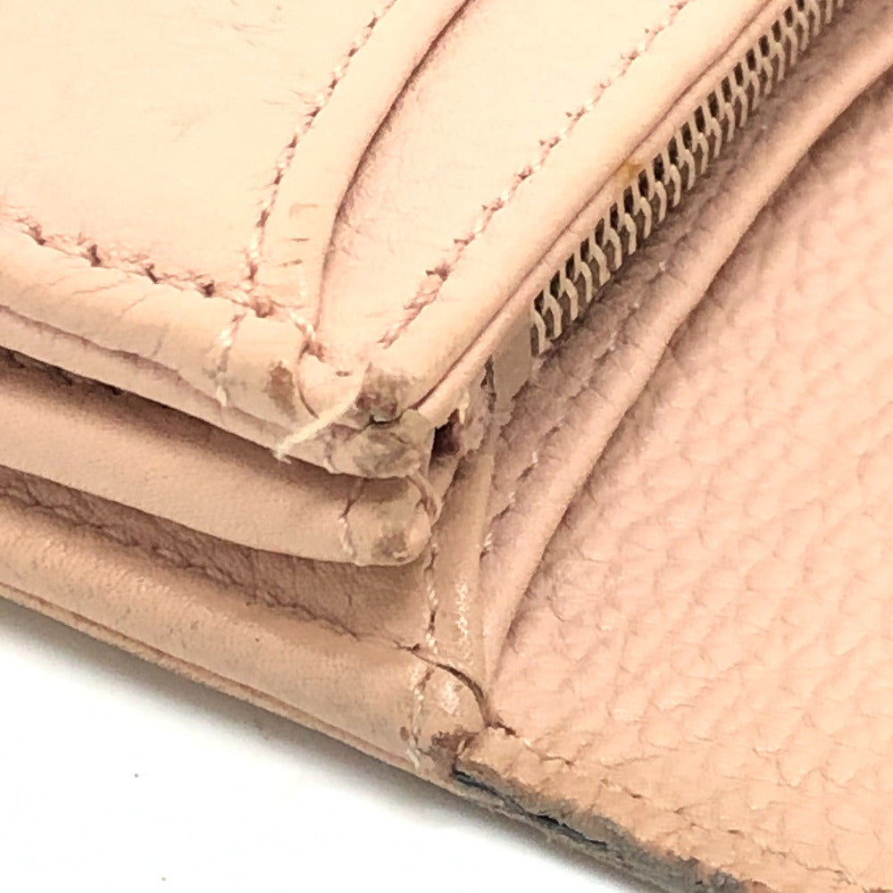 LOUIS VUITTON M60145 Monogram Mahina Portefeuille Iris Long Wallet in Monogram Mahina Leather, Magnolia Pink