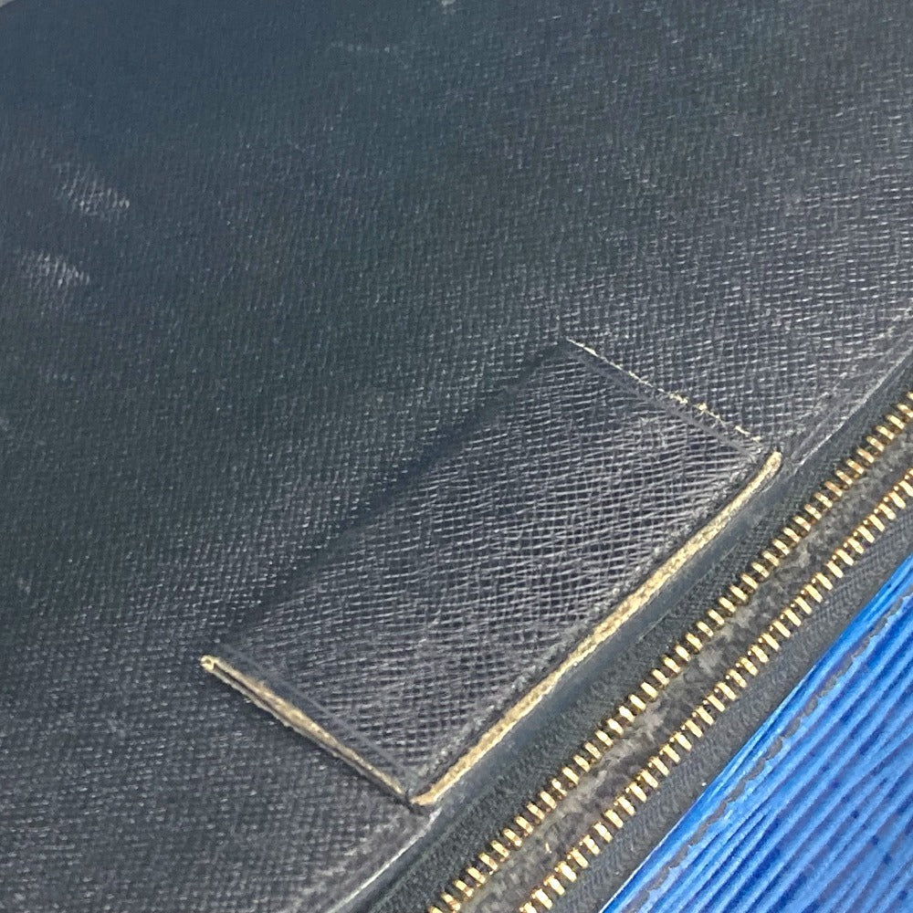 LOUIS VUITTON M54425 エピ セルヴィエット コンセイエ ハンドバッグ カバン トートバッグ ビジネスバッグ エピレザー ユニセックス トレドブルー ブルー - brandshop-reference