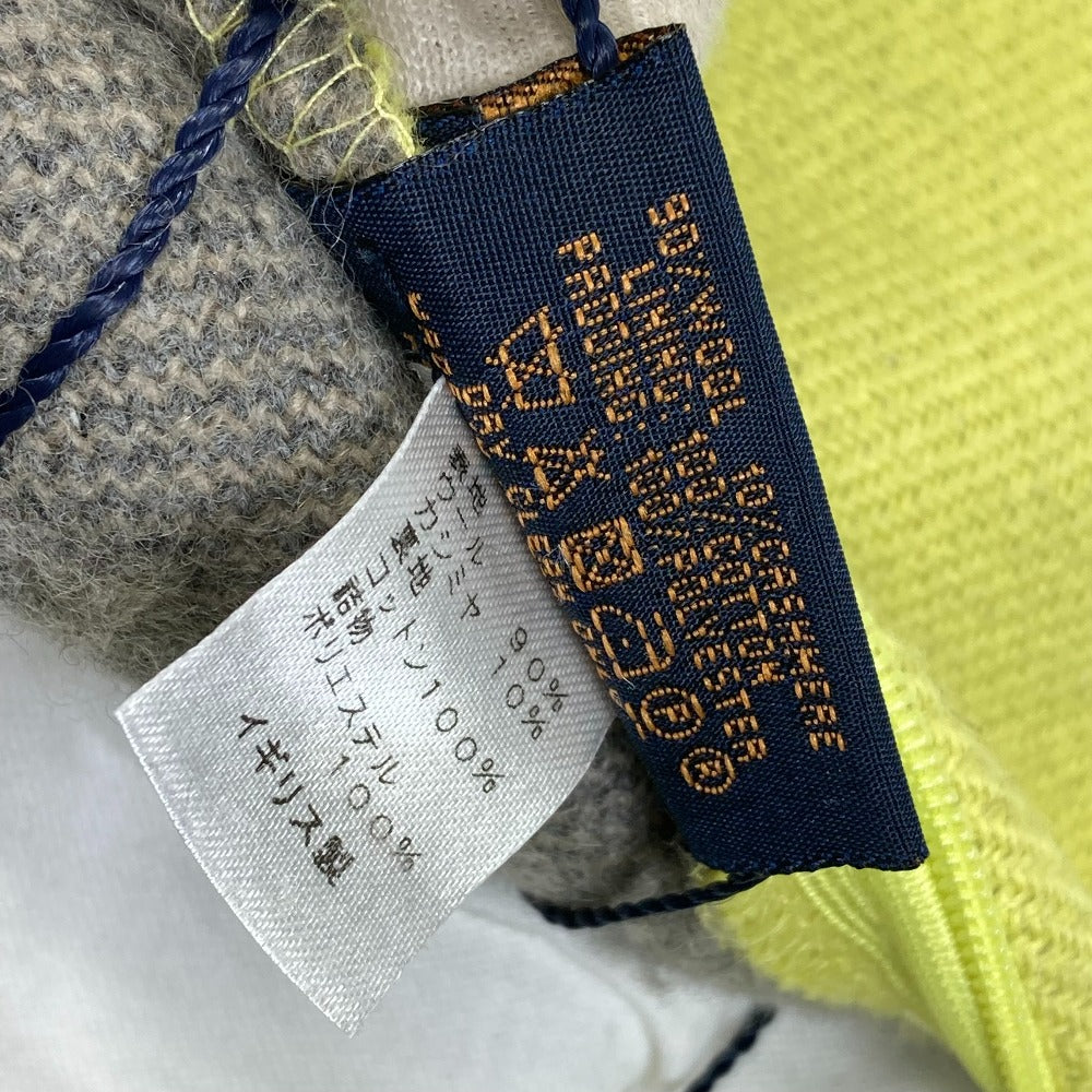 LOUIS VUITTON MP2158 Julio Cushion, Louis, Interior Goods, Furniture, Cushion, Wool/Cashmere, Unisex, Yellow/Gray